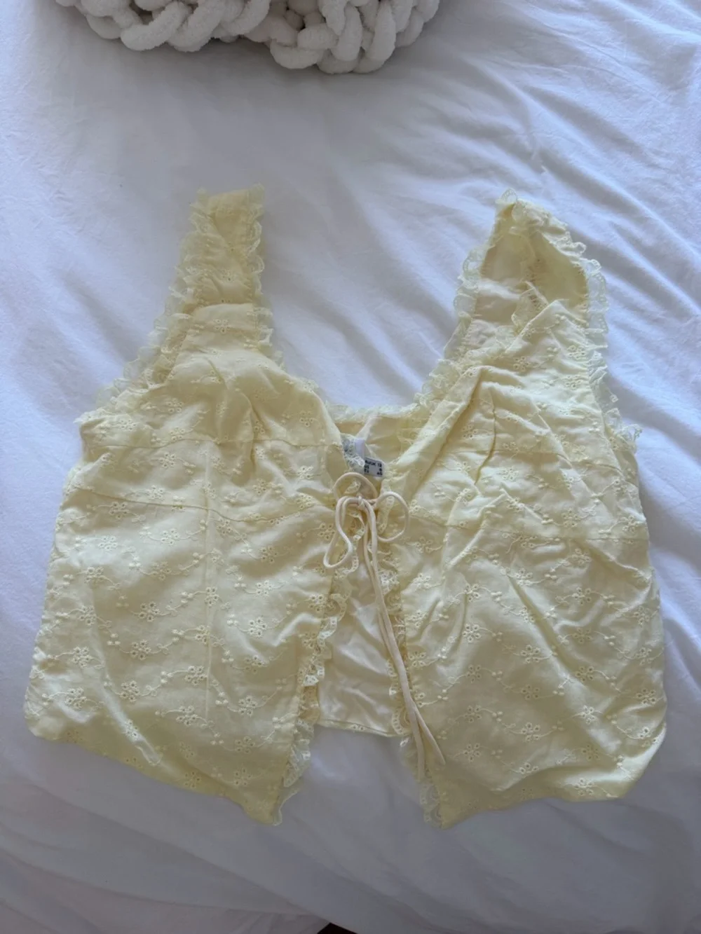 Princess Polly Pastel Yellow Top - Picture 2 of 4